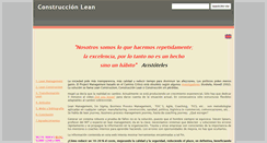 Desktop Screenshot of construccionlean.com